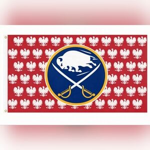 Buffalo Sabres Polish 3'x5' Flag Banner